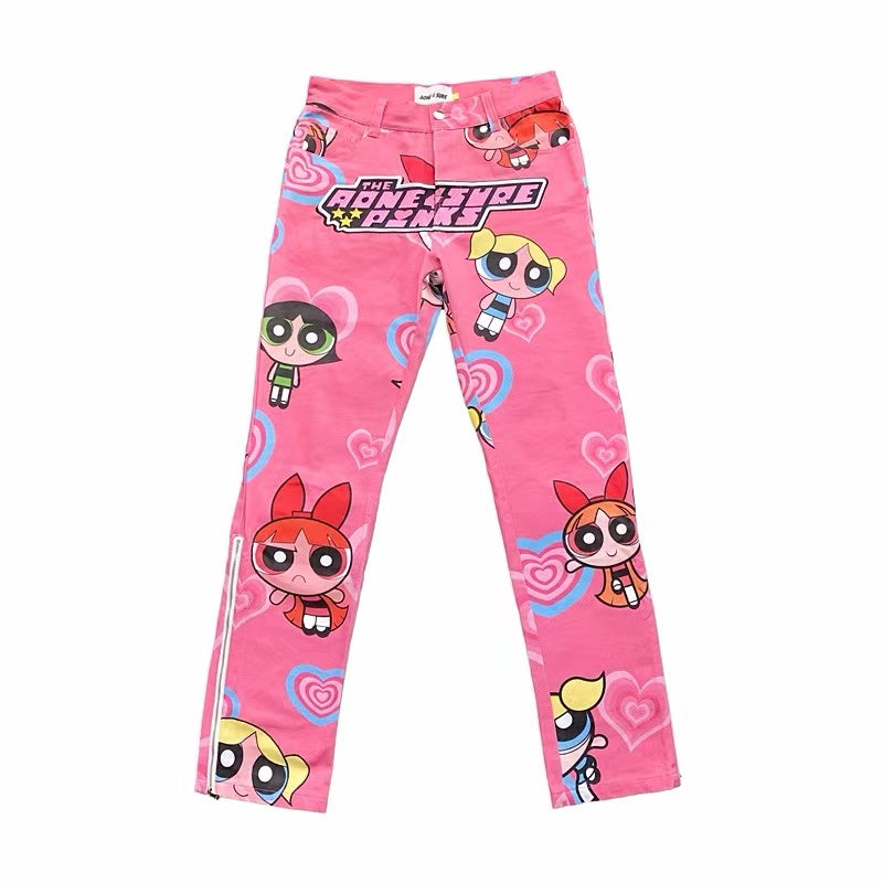 AONE4SURE power puff girls sweatpants
