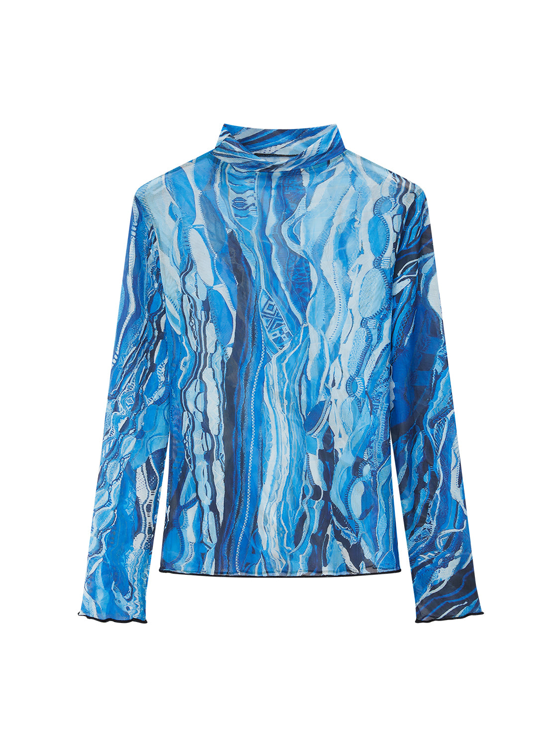 RTVG pop-art mesh top