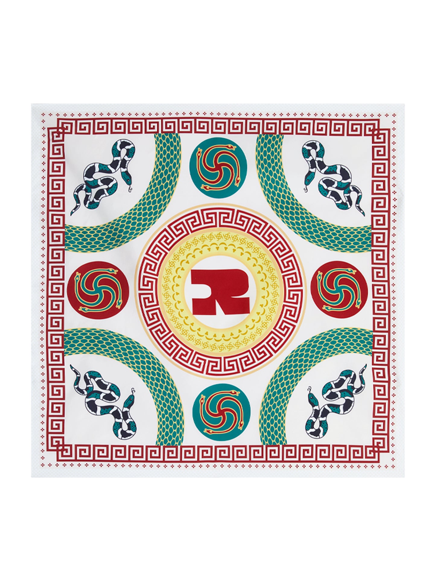 RTVG snake printed scarf