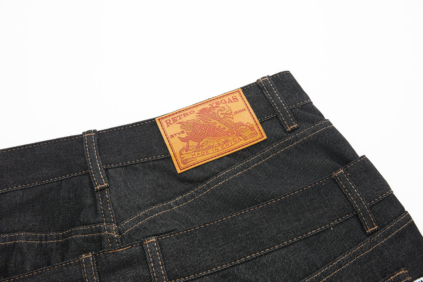 RTVG snake denim jeans