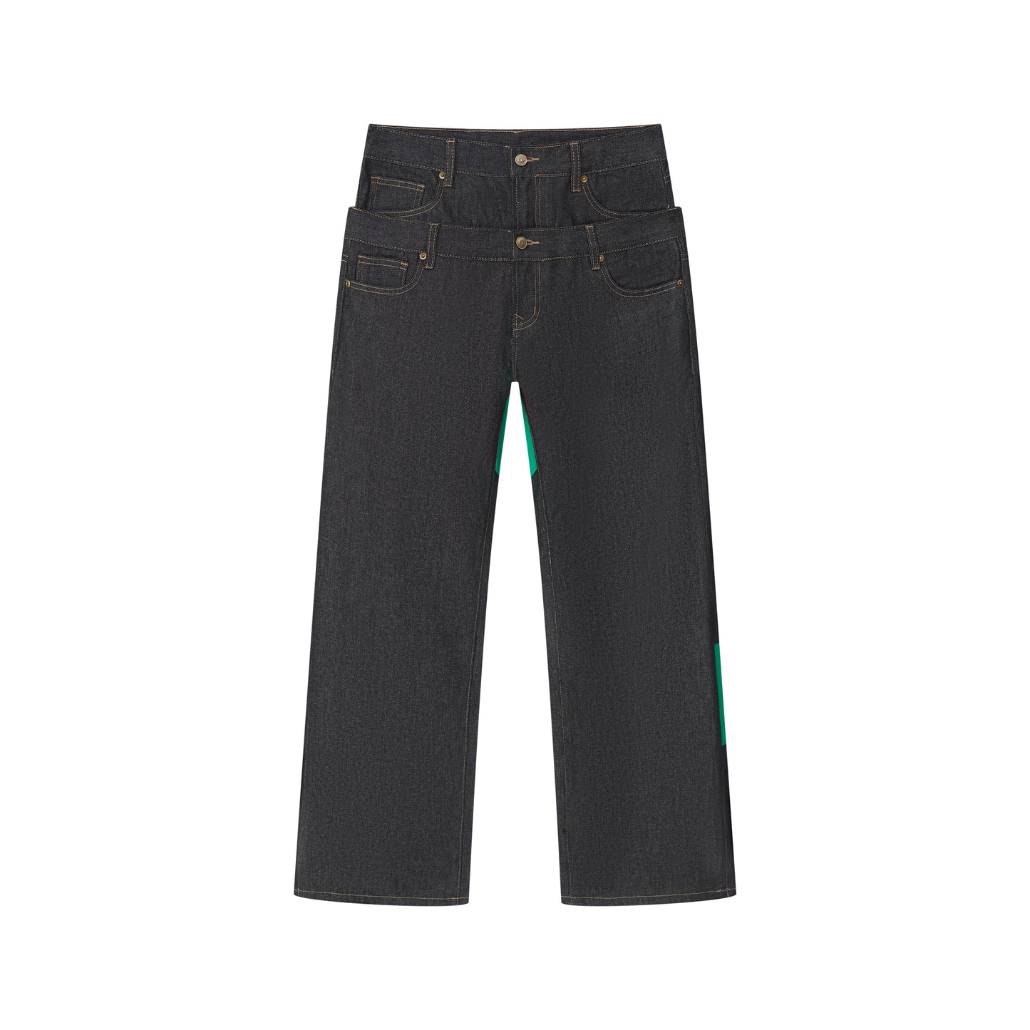 RTVG snake denim jeans