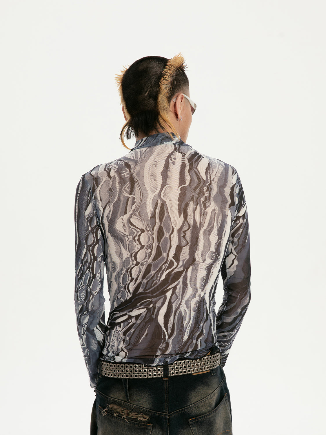 RTVG pop-art mesh top