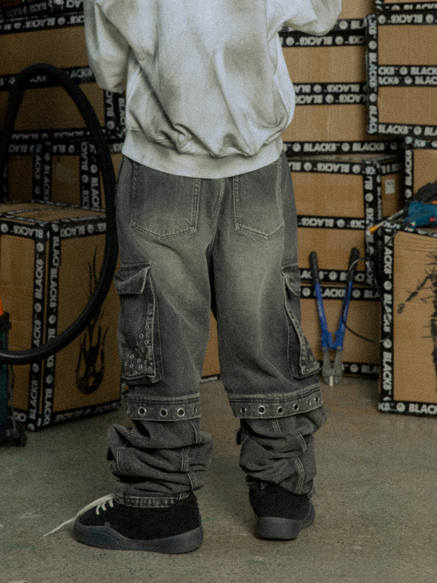 Black 8 denim jeans