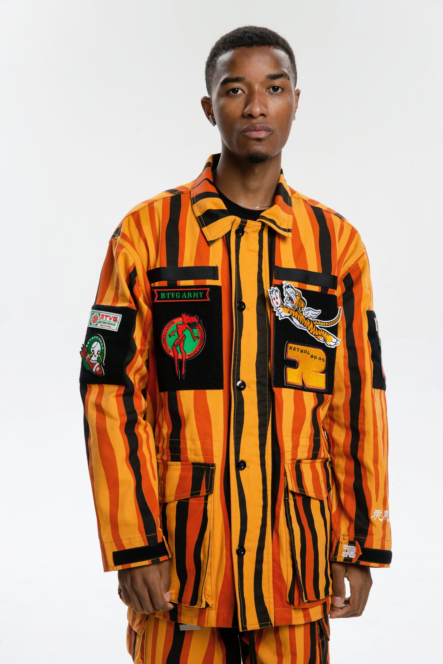 RTVG tiger printed jacket
