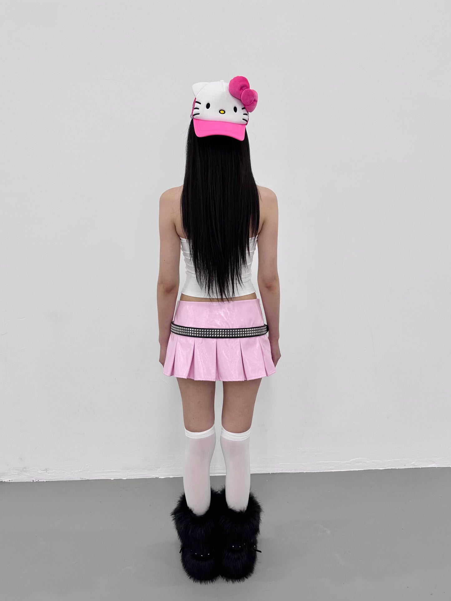 ArtByTastybabe patent leather mini skirt