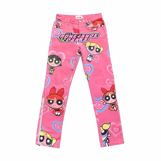 AONE4SURE power puff girls sweatpants