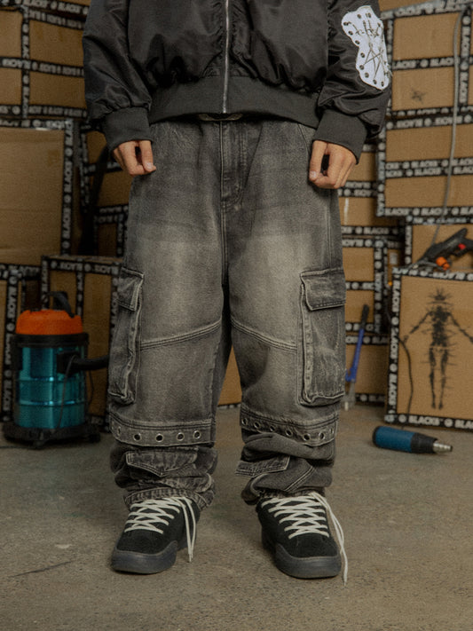 Black 8 denim jeans