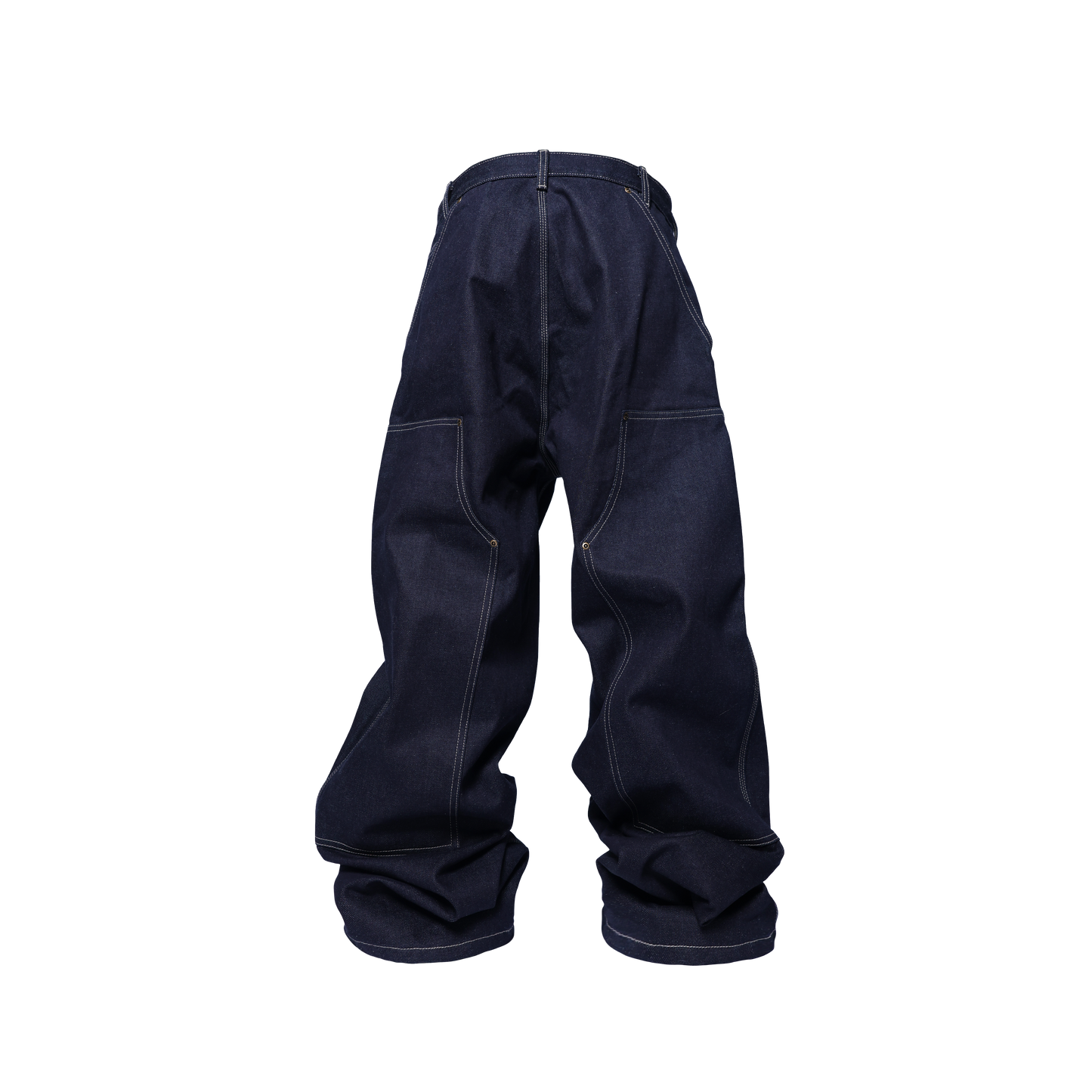 GROUPMAREK[GMK] baggy nylon denim jeans