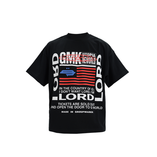 GROUPMAREK[GMK] Lord flags printed tee