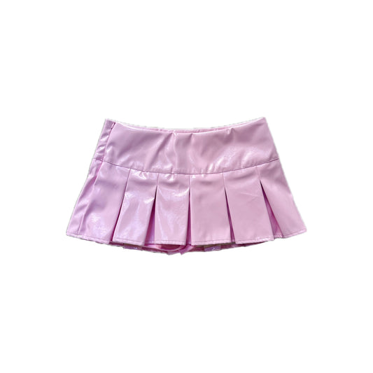 ArtByTastybabe patent leather mini skirt