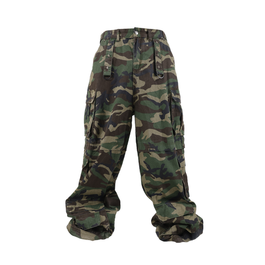 GROUPMAREK[GMK] Armyprint cargo jeans