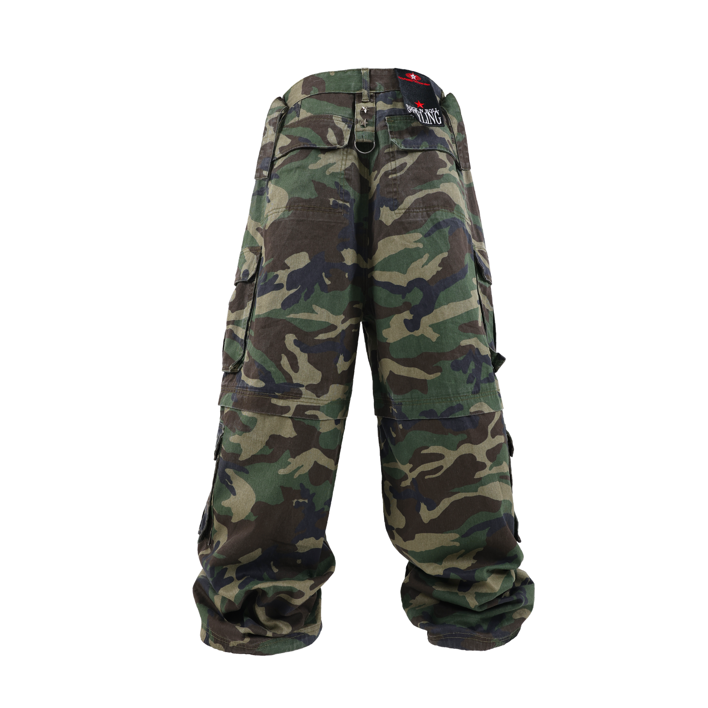 GROUPMAREK[GMK] Armyprint cargo jeans