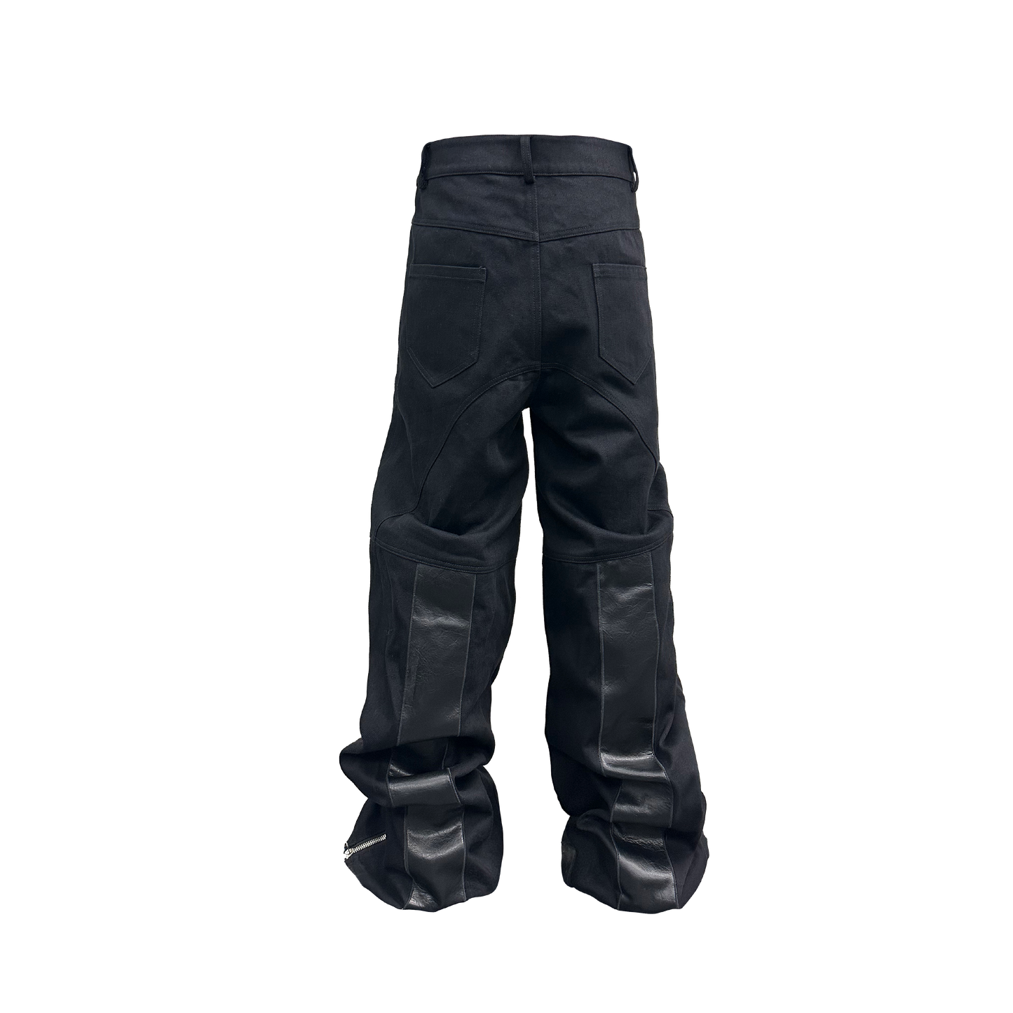 [GROUPMAREK]GMK x PVN WWIII collab mixed fabric baggy jeans